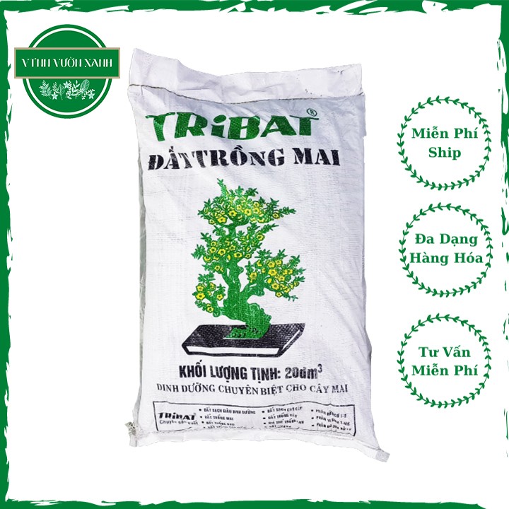 Đất trồng mai Tribat bao 20dm3