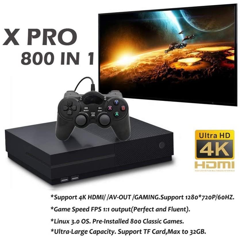 Chơi Là NghiệnMáy Chơi Game X PRO Tích Hợp 800 Trò Chơi Game Cổ Điển PS1/ FC/ MD/ SFC/ GB/ GBA/ GBC/ SMS/ GG