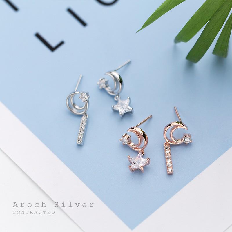 Khuyên tai bạc Ý s925 E7160 - AROCH Jewelry