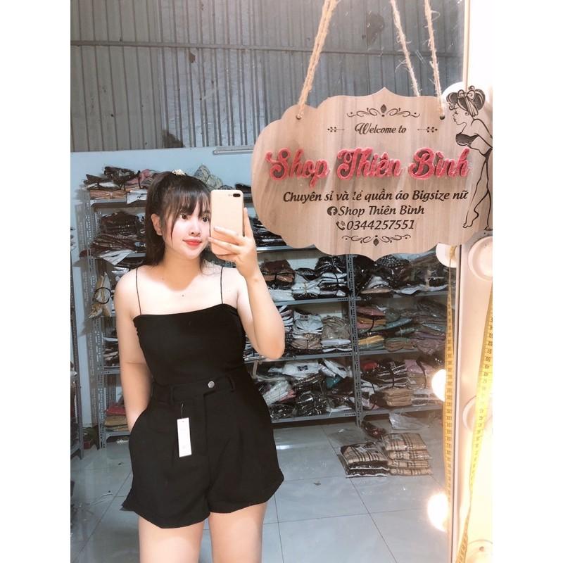 Quần short cạp cao