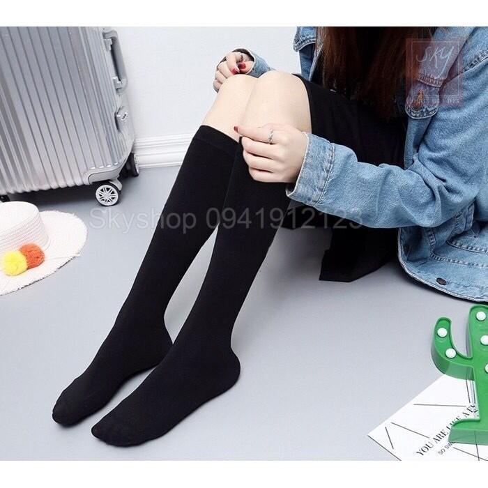 Tất vớ cao đến bắp chân, Tất vớ nữ sinh phong cách Hàn Quốc