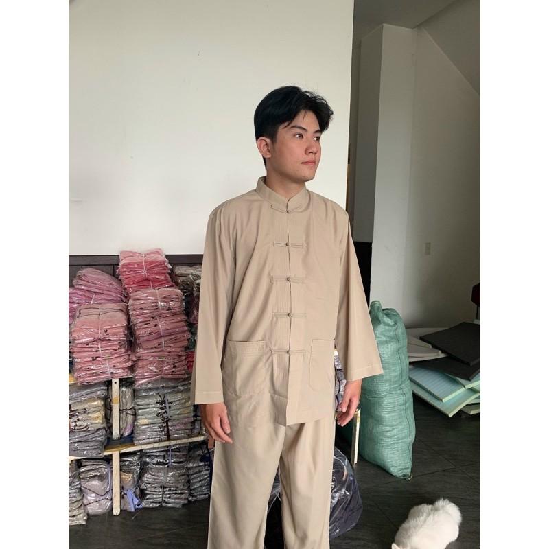 ĐỒ LAM ĐI CHÙA Mẫu Lãnh Tựu Cổ Tàu Dài Tay Không Thêu