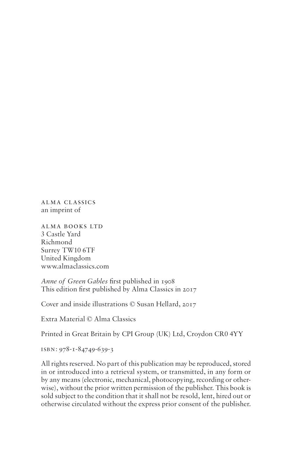 Sách ngoại văn: Anne Of Green Gables (Alma Junior Classics)