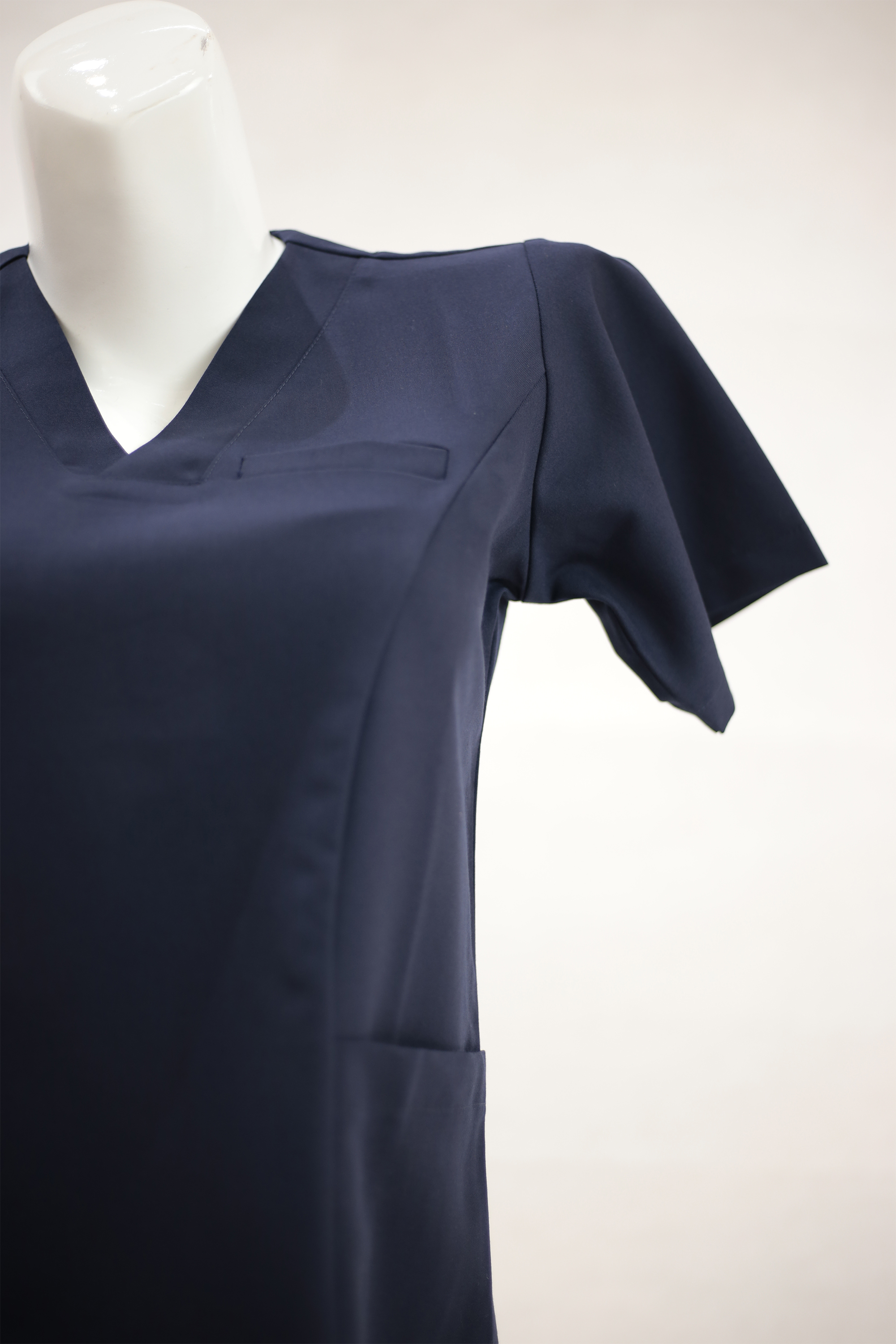 Bộ đồ Scrubs vải cotton, kiểu hàn, Xanh dương đậm