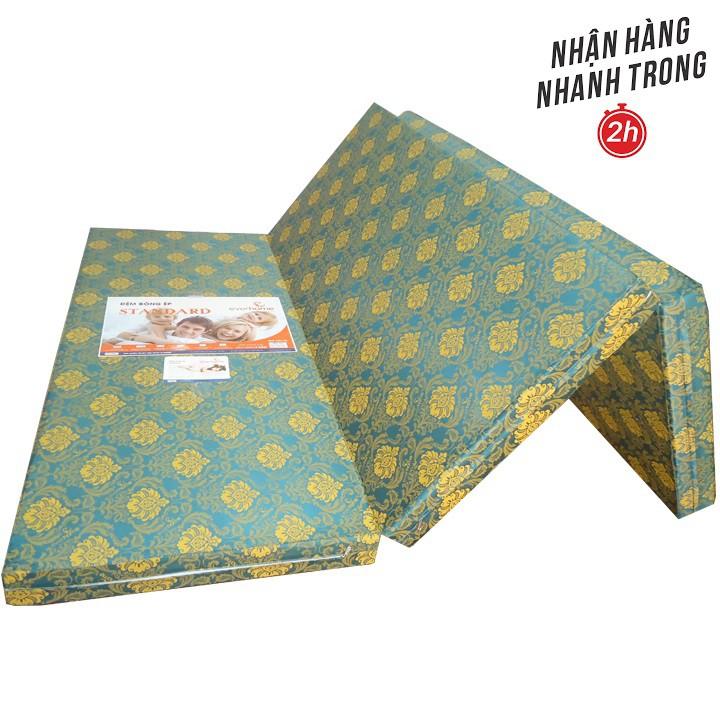 Nệm bông ép KORREA GẤP 3 1,6M-2M-9CM-