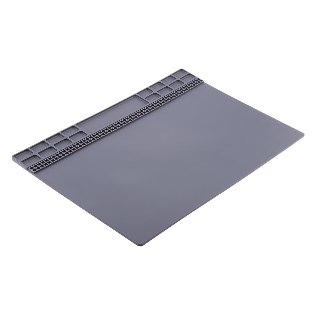 Heat Insulation Silicone Mat Repair Kit, Maintenance Platform Blue&Gray