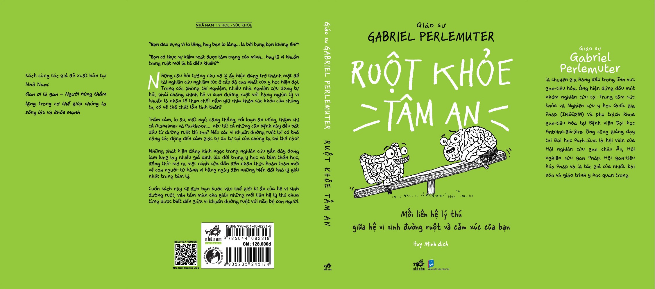 Sách Ruột Khỏe Tâm An - Mối Liên Hệ Lý Thú Giữa Hệ Vi Sinh Đường Ruột Và Cảm Xúc Của Bạn
