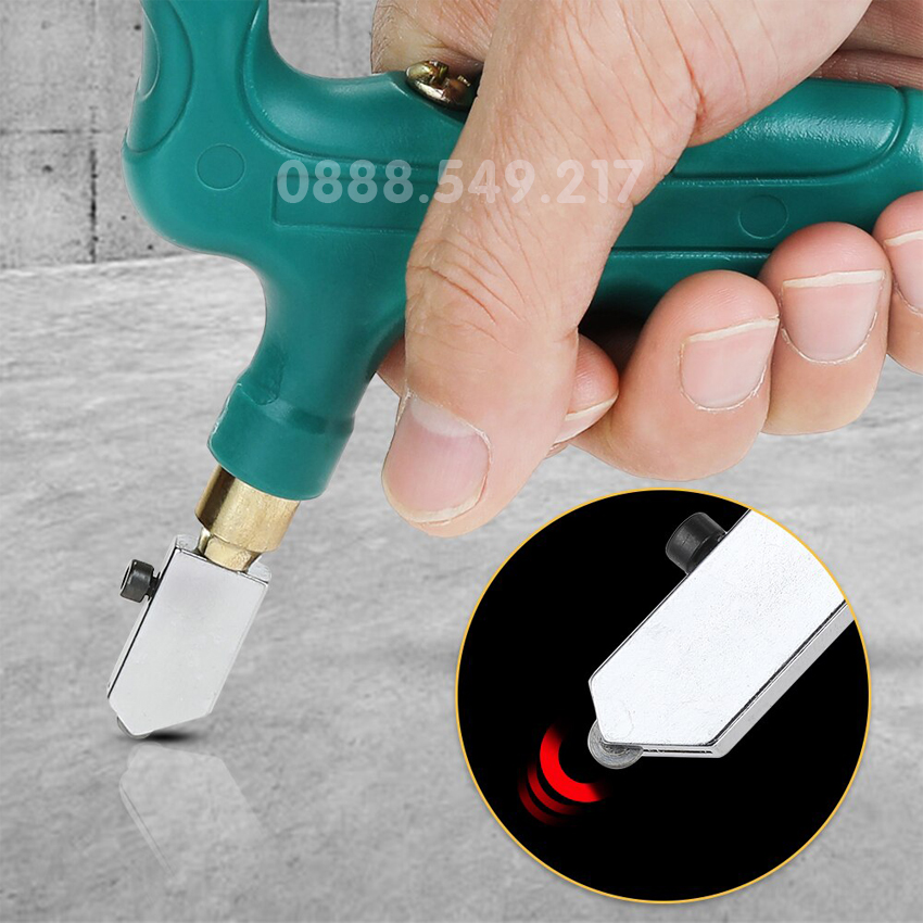 ̂̃ ́ Dao Cắt Gạch Men, Kính, Gương Kèm Tay Tách Gạch Kính Cao Cấp - Dao Cắt Kiếng