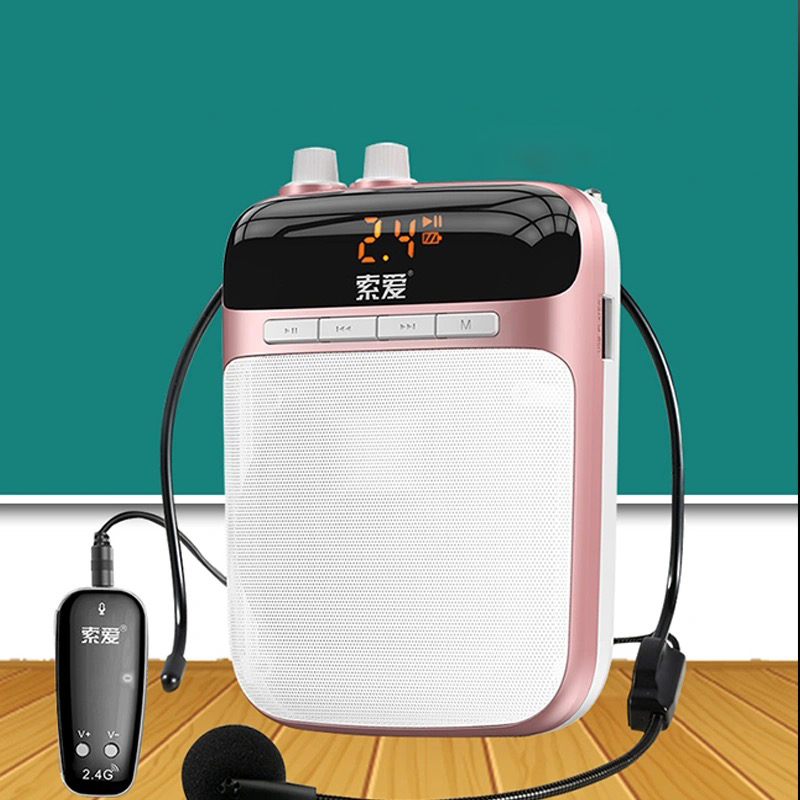 SOAIY S-718 - Máy Trợ Giảng Không Dây , Công Suất 10W, Hoạt Động 12 Giờ - Hàng Chính Hãng