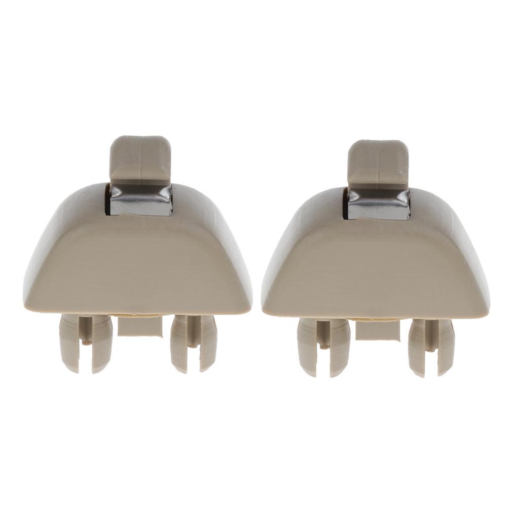 2 Pieces Inner Sun Visor Hook Clips For Audi A6 C6 VW for Passat Polo