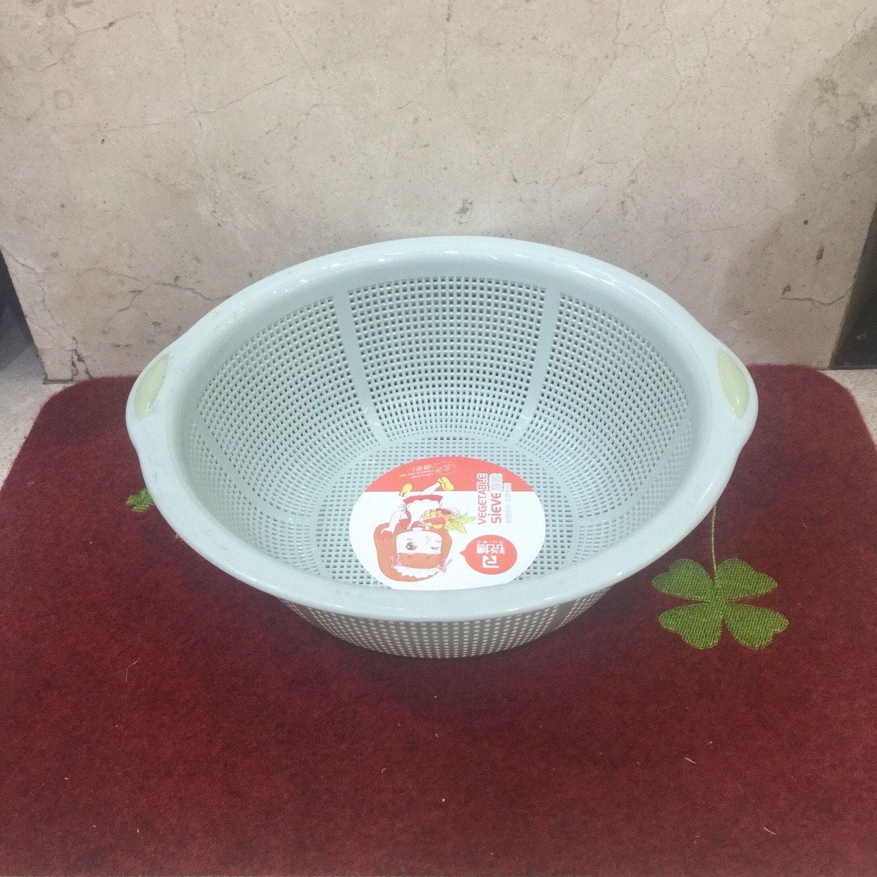 Rổ nhựa rửa rau cao cấp măt mau có thể dùng vo gạo - VD16