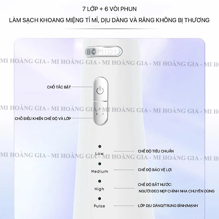 Máy tăm nước Xiaomi BOMIDI D3 PRO, dung tích 300ml - Hàng nhập khẩu