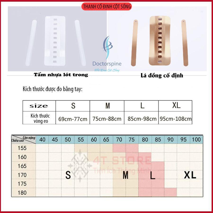 Đai lưng định hình cột sống - Cải thiện thoái hóa,thoát vị