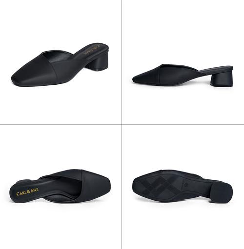 Erosska - Giày cao gót thời trang Erosska bít mũi gót vuông kiểu dáng đơn giản cao 4cm CL008