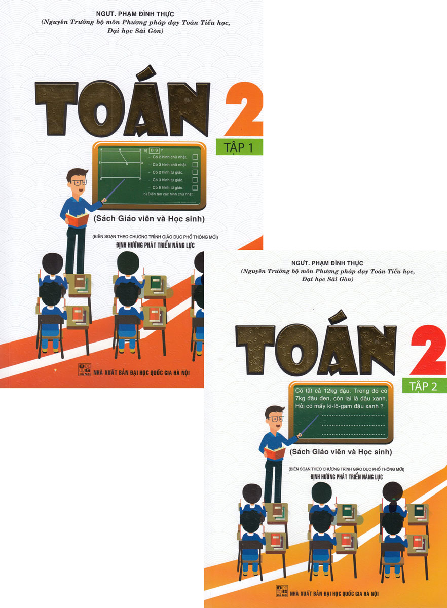 Toán 2 Tập 1 + 2 - Sách Giáo Viên Và Học Sinh (Theo Chương Trình Tiểu Học Mới)