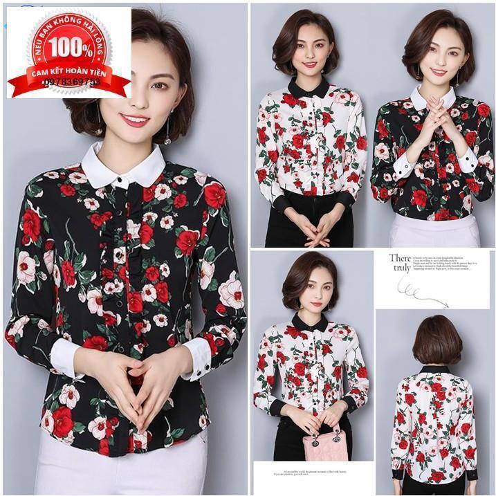Áo Sơ Mi Nữ Áo Sơ Mi Cao Cấp Tay Dài