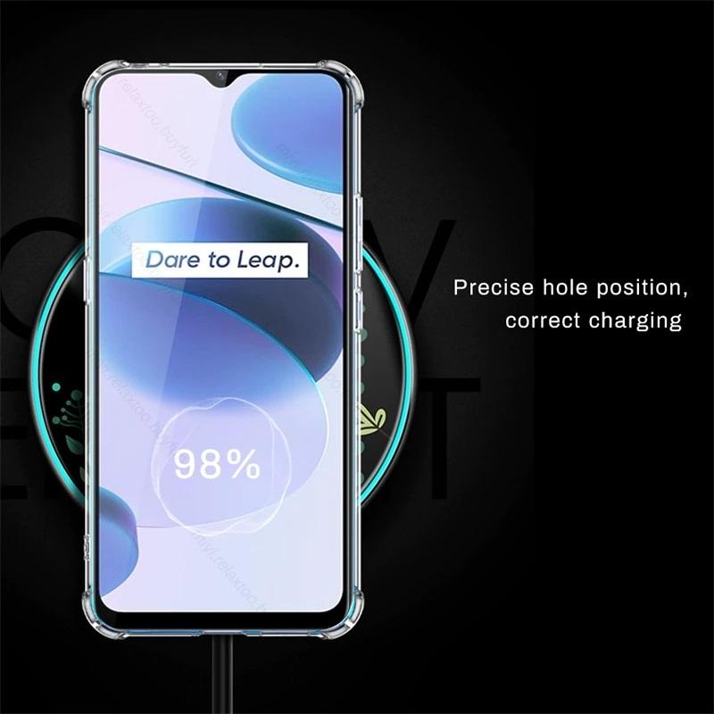 Ốp Lưng Silicon Dẻo Trong dành cho Realme C35 Ốp Lưng Silicon Dẻo Trong Suốt Chống Sốc, Bảo Vệ Camera Sau