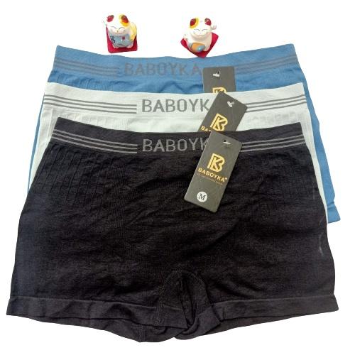 COMBO 3 Quần Lót Nam Co Giãn 4 Chiều Dệt Liền Chất Liệu Bambo Thoáng mát Khi Mặc Thương Hiệu BABOYKA