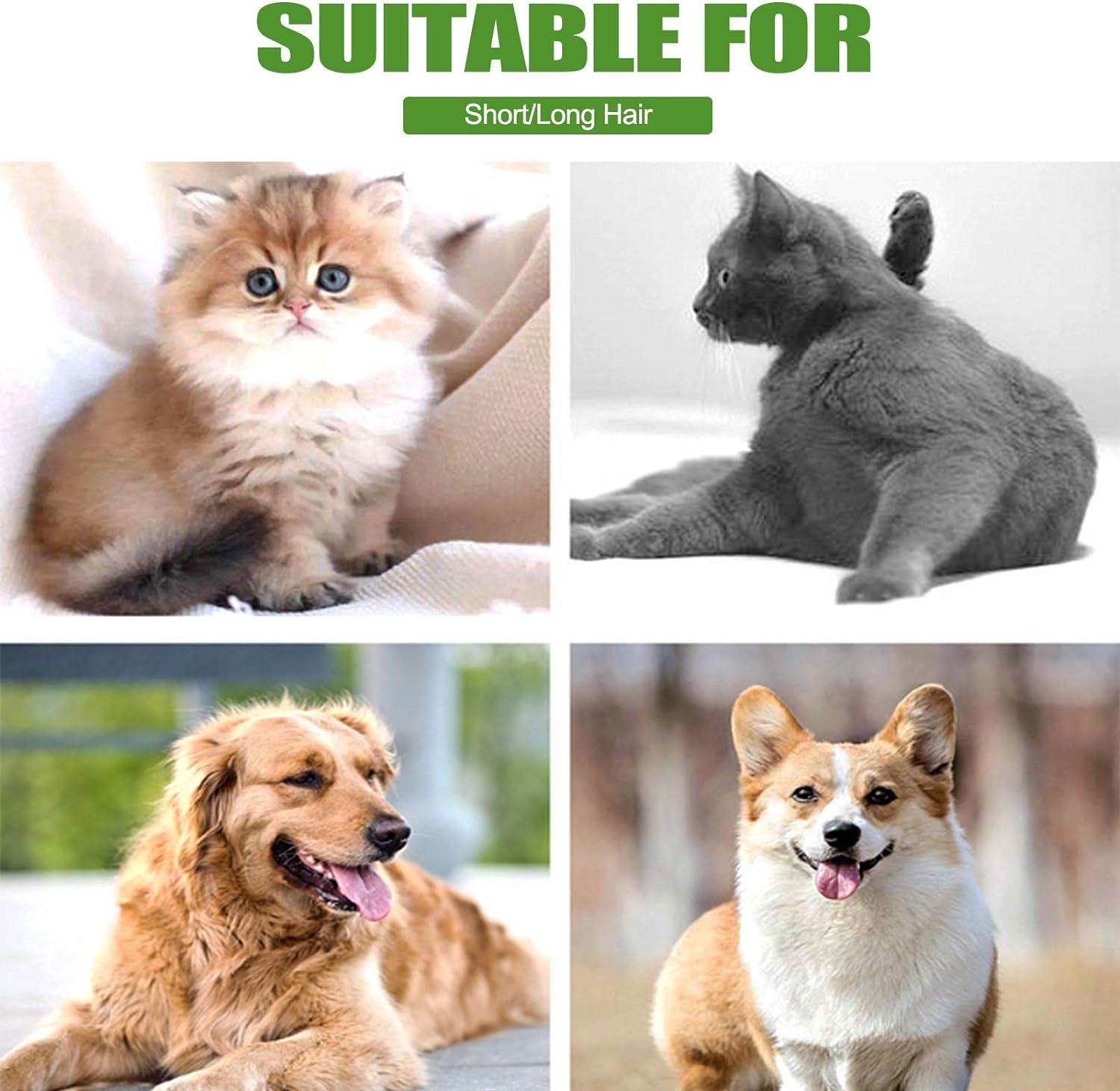 Bàn chải chải lông cho chó mèo bằng cao su massage hai mặt, Bàn chải cho chó/mèo, Thích hợp cho thú cưng có lông ngắn, trung bình và dài