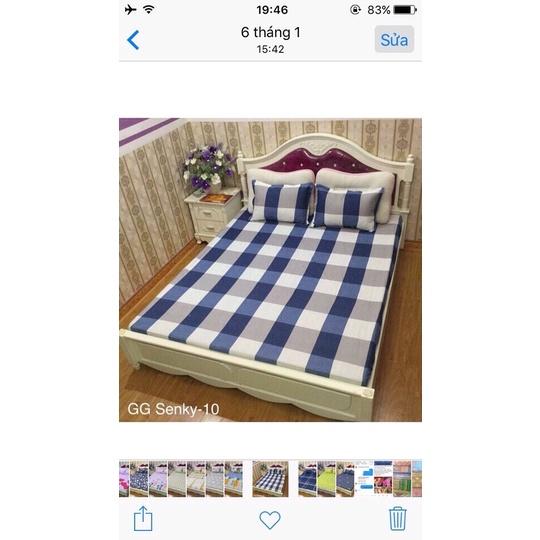 Set ga 3 món 1 ga chun và 2 vỏ gối các kích thước