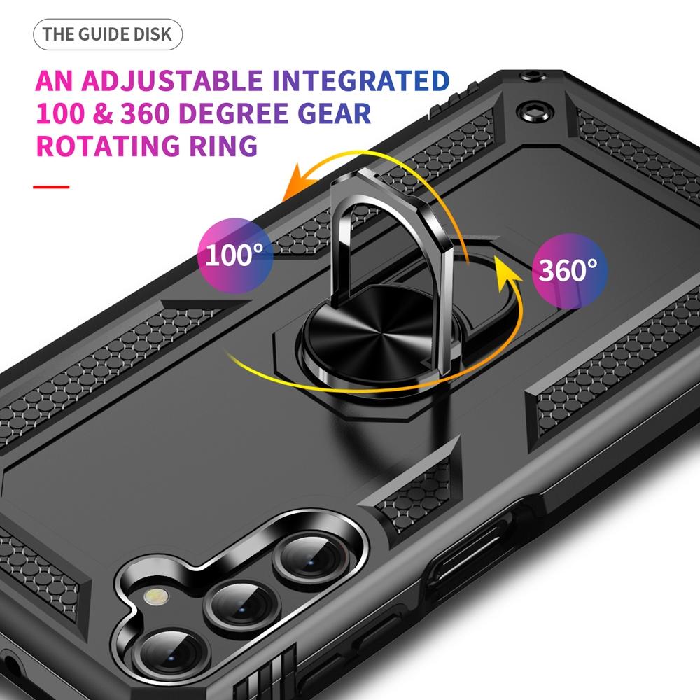 Ốp lưng cho Samsung A24 chống sốc 2 lớp kèm nhẫn iring làm giá đỡ cho Samsung A24