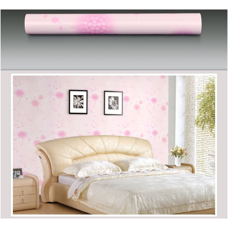 Cuộn 5 Mét Dài Decal Giấy Dán Tường Nhiều Mẫu HOA LÁ XINH XẮN Keo Sẵn Khổ 45cm