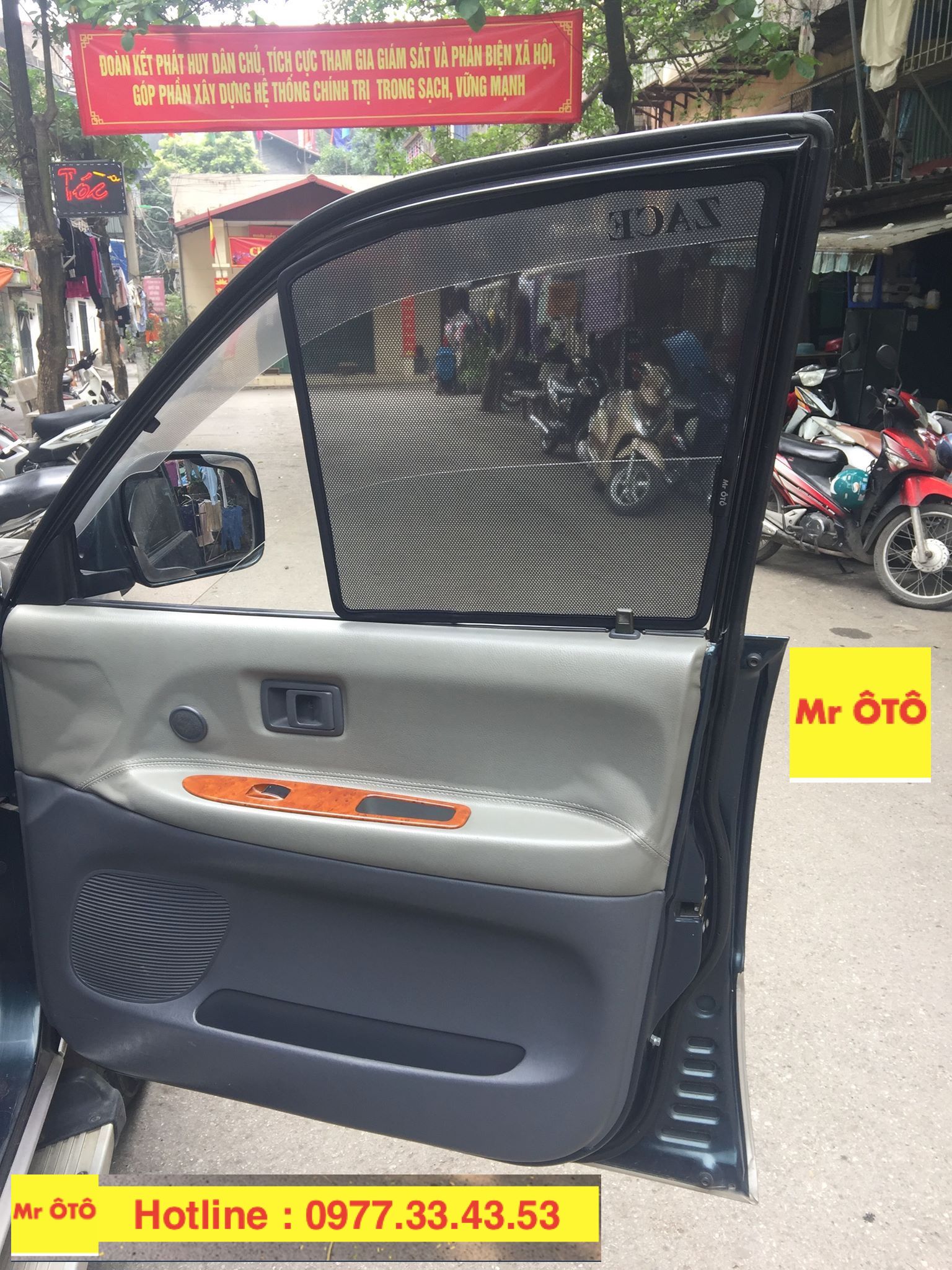 Rèm Che nắng xe Toyota TOYOTA ZACE loại 1 có hút nam châm, Vải dày dặn, chống nắng tuyệt đối