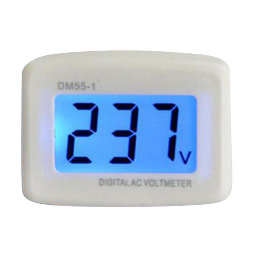 LCD Digital Voltmeter 220V Panel Voltage Tester Meter for Home Industrial