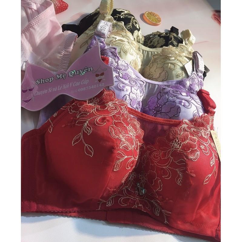 [CÓ BIGSIZE ÁO NGỰC REN THÊU 4D- chống tràn chống sệ
