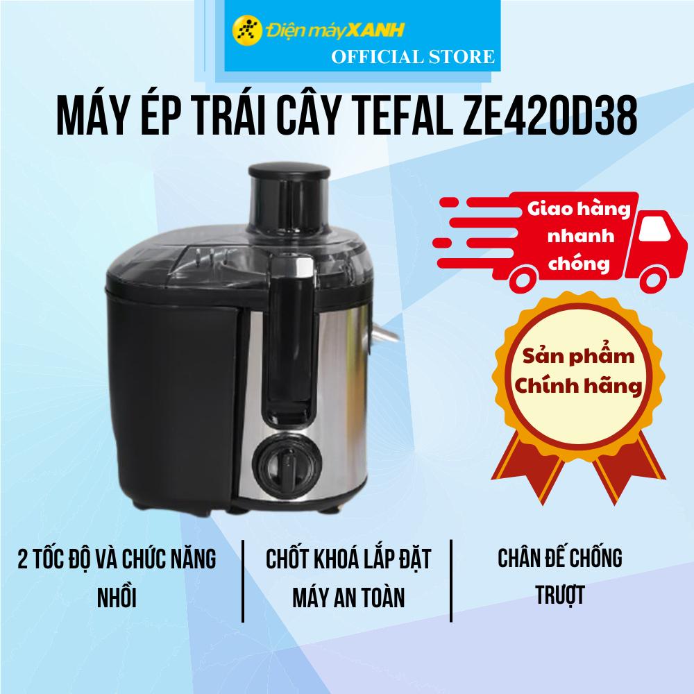 Máy ép trái cây Tefal ZE420D38 - Hàng Chính Hãng