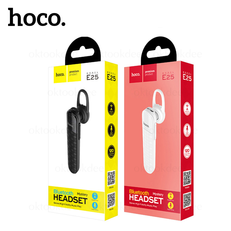 Tai Nghe Hoco Bluetooth E25 + Tặng Kèm 1 Cáp Sạc IPhone - Hàng Chính Hãng