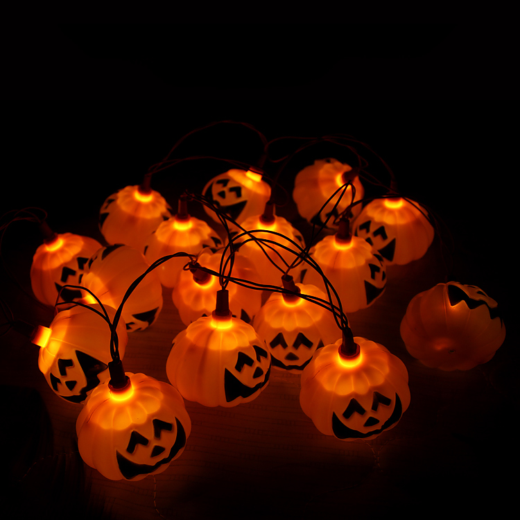 Dây đèn led bí ngô trang trí Halloween GV-PHSL-3