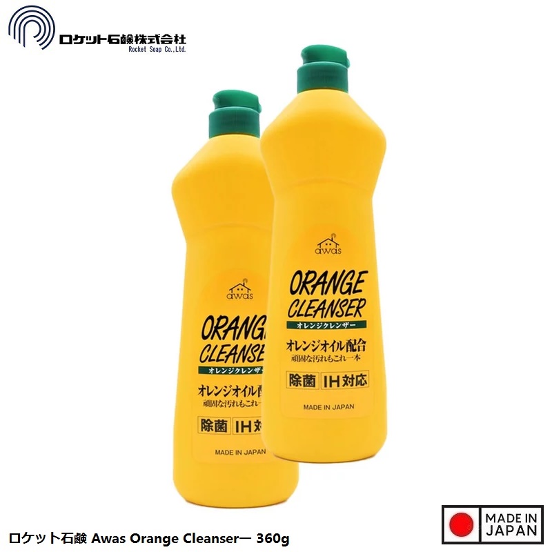 Nước tẩy đa năng nhà bếp Rocket 360ml (hương cam) - Hàng Nội Địa Nhật Bản
