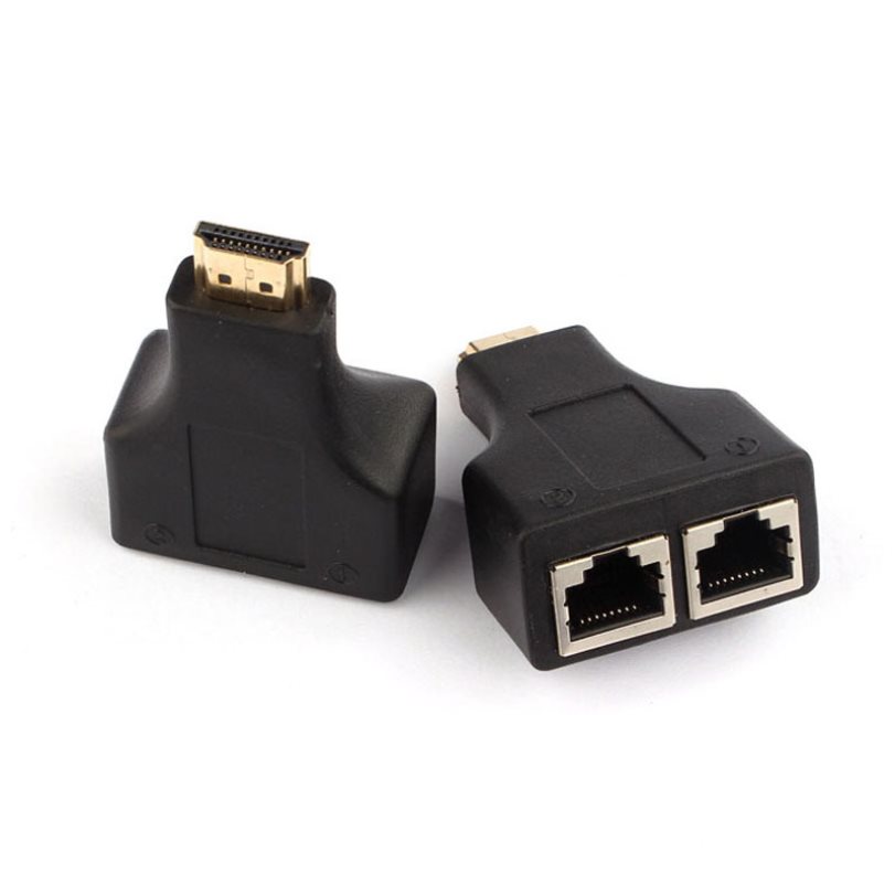 Bộ nối dài HDMI Extender 30m bằng dây lan RJ45 AZONE