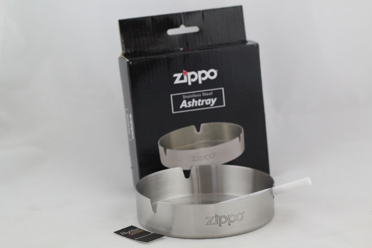 Gạt Tàn Zippo Thép Không Rỉ Zippo Stainless Steel Ashtray 121512