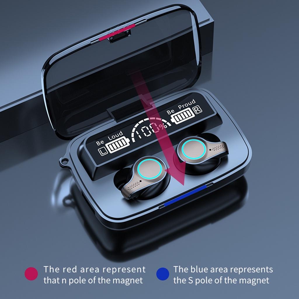 【ky】M18In-Ear Wireless Bluetooth-compatible Headset Noise Reduction Stereo Sport Earbud