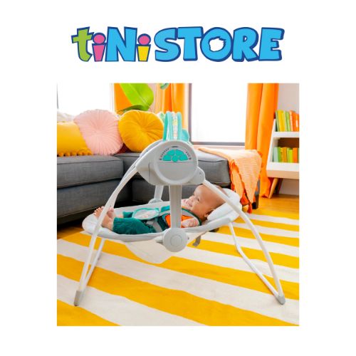 tiNiStore-Đồ chơi ghế rung xích đu họa tiết khỉ con Bright Starts 11803