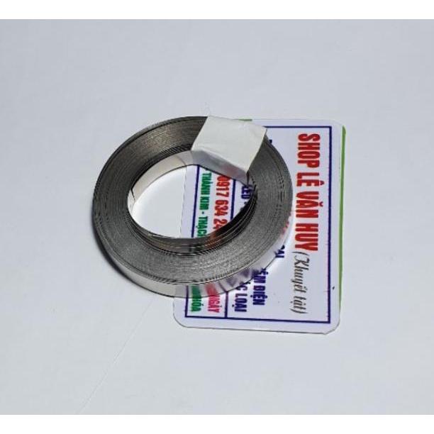 Kẽm Hàn pin dày 0.15 - rộng 0.8cm ( moi 100% )