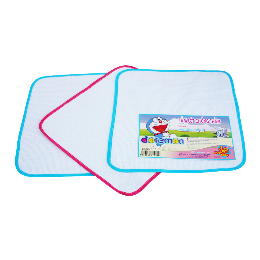Tấm lót mông chống thấm cho bé DoreMon 30x30 cm - Sunbaby