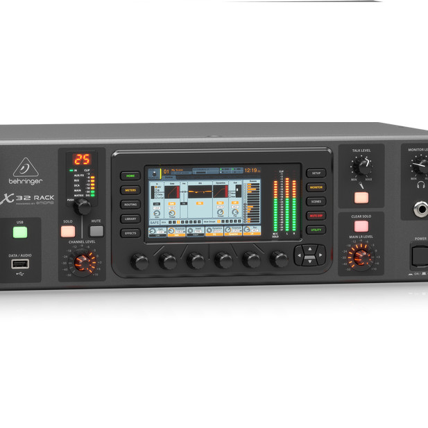 Bộ trộn âm thanh 40 kênh BEHRINGER, model: X32 RACK- Hàng Nhập Khẩu