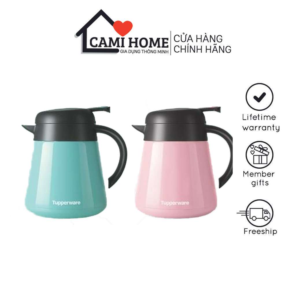 Ấm Giữ Nhiệt Thermal Pot Hàng Chính Hãng Tupperware, Giữ Ấm Thức Uống, Cà Phê, Trà, Trà Detox