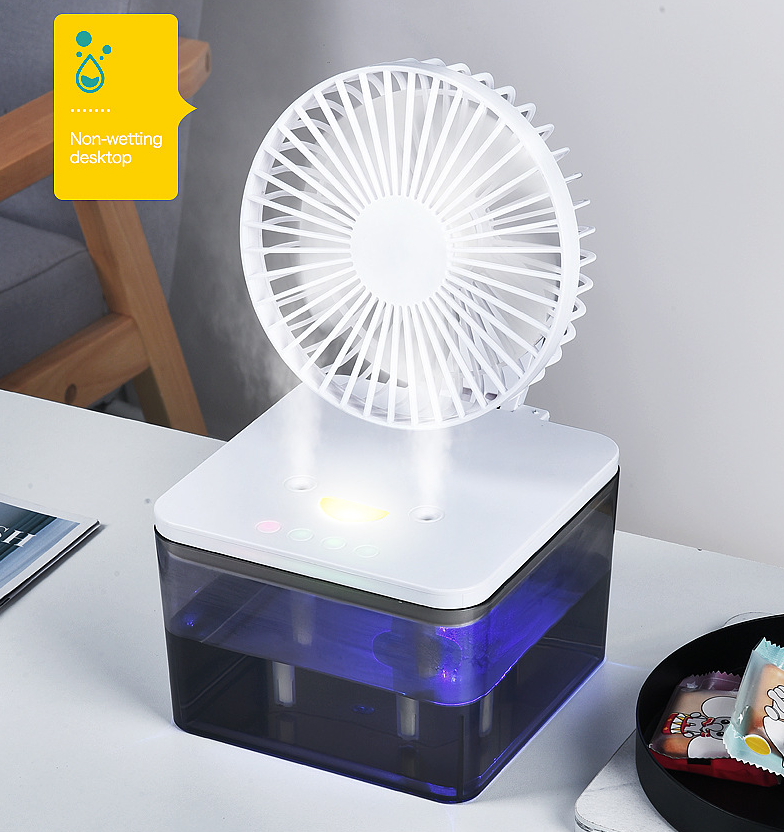 Quạt tạo ẩm mini làm mát sạc usb Mini Humidifier Cool 4L