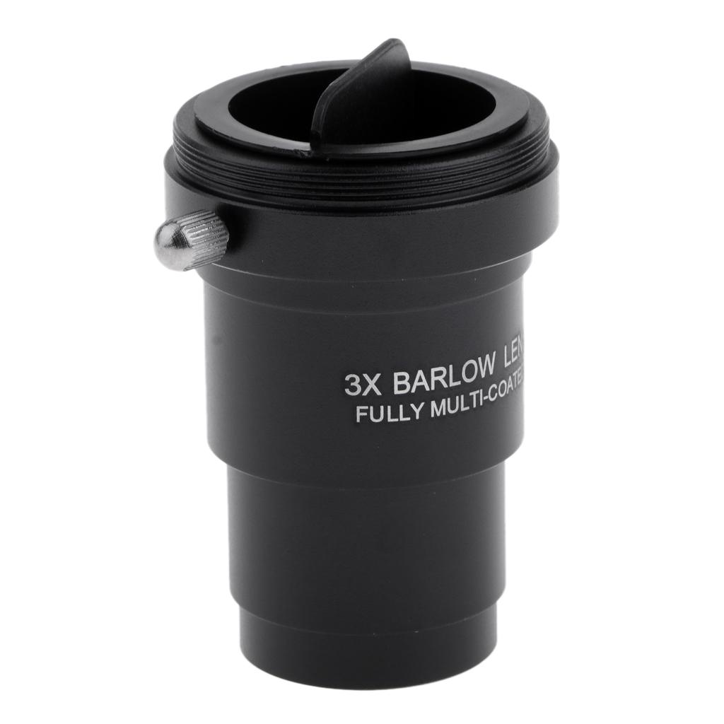 Phép Lạ Chiếu 3X Kính Thiên Văn Barlow Lens 1.25 Inch Hoàn Toàn Đa Lớp Chụp Ảnh Thiên Văn Đa Dụng Phản Quang Dùng Trong