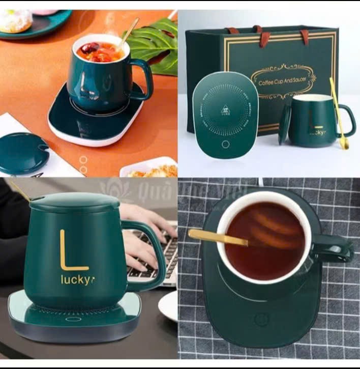 Đế làm nóng đồ uống pha cafe nhỏ gọn mẫu mã đẹp có thể làm quà tặng