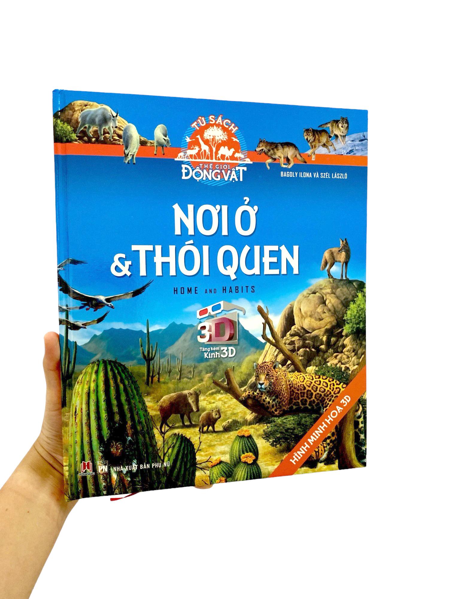 Tủ Sách Thế Giới Động Vật - Nơi Ở Và Thói Quen (Hình Minh Họa 3D)