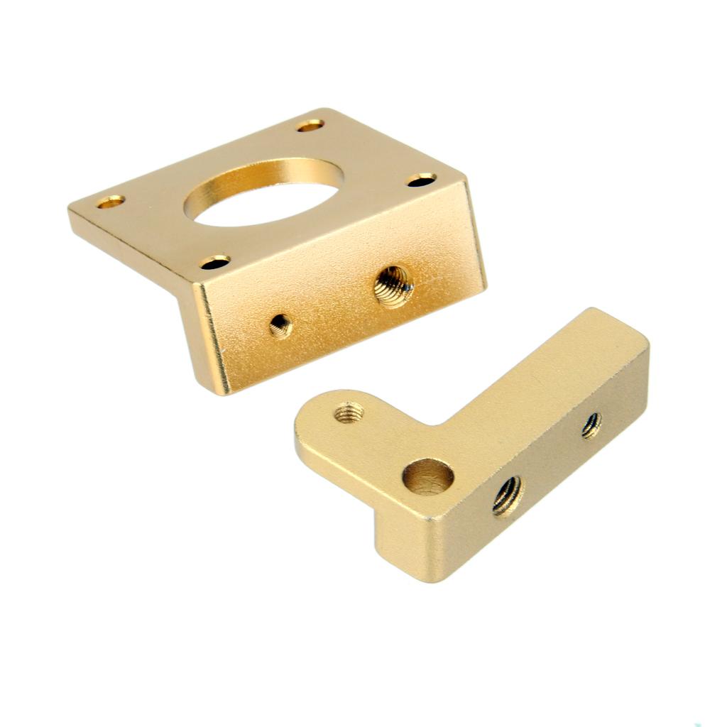 3D Printer Extruder Aluminum Frame Block DIY Kit for MK8 Reprap i3 All Metal Normal