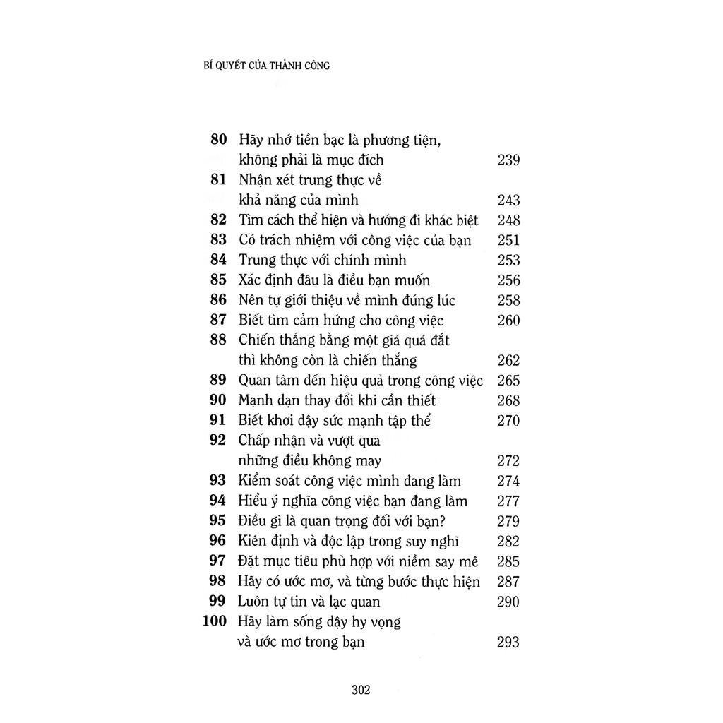 Bí Quyết Của Thành Công  - Bản Quyền