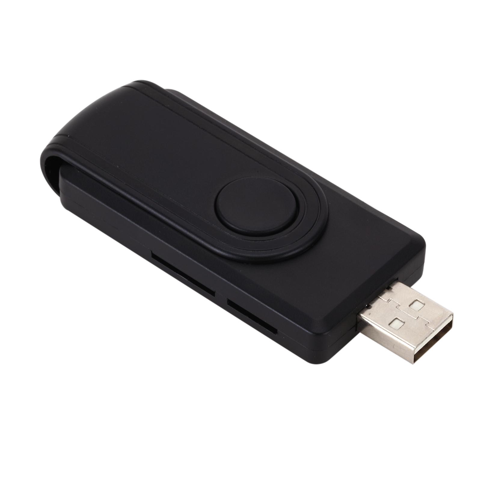Đầu đọc thẻ thông minh USB2.0 Đầu đọc thẻ nhớ TF SD SIM Thẻ ngân hàng ID Bộ chuyển đổi đầu đọc thẻ EMV