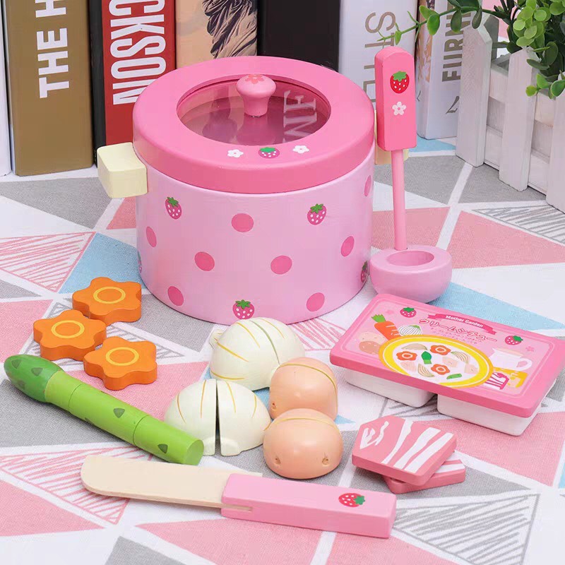 Bộ set lẩu bằng gỗ cao cấp Morther garden