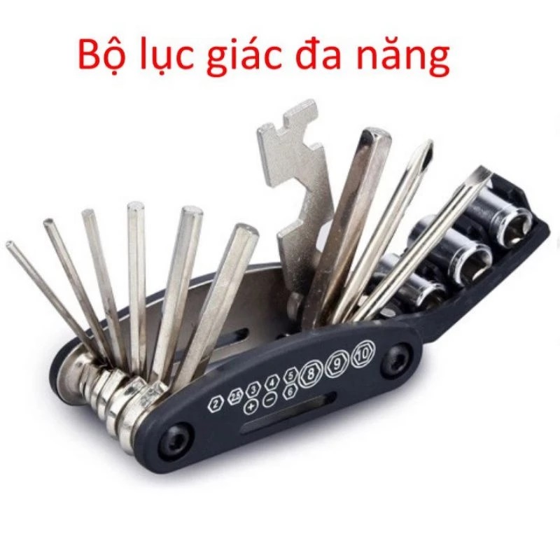 Bộ lục giác sửa chữa cầm tay đa năng tua vít 16-in-1 dùng lắp ráp sửa chữa thiết khẩn cấp - miếng lót chuột